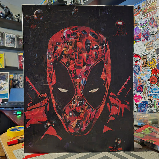 Deadpool Mosaic 18"x24" Original Art