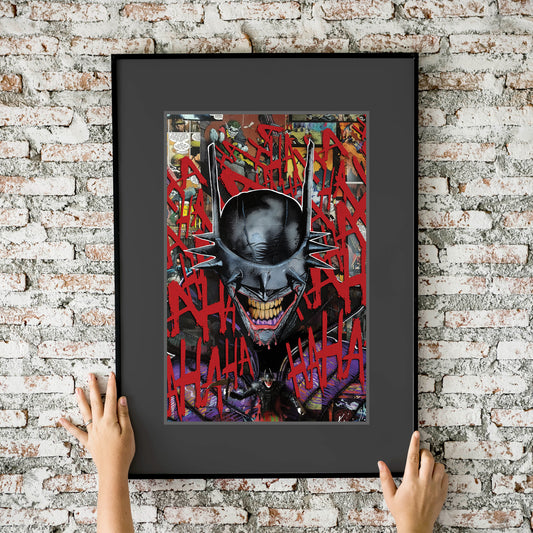 Batman who Laughs Collage 11x17 Fine Art Print