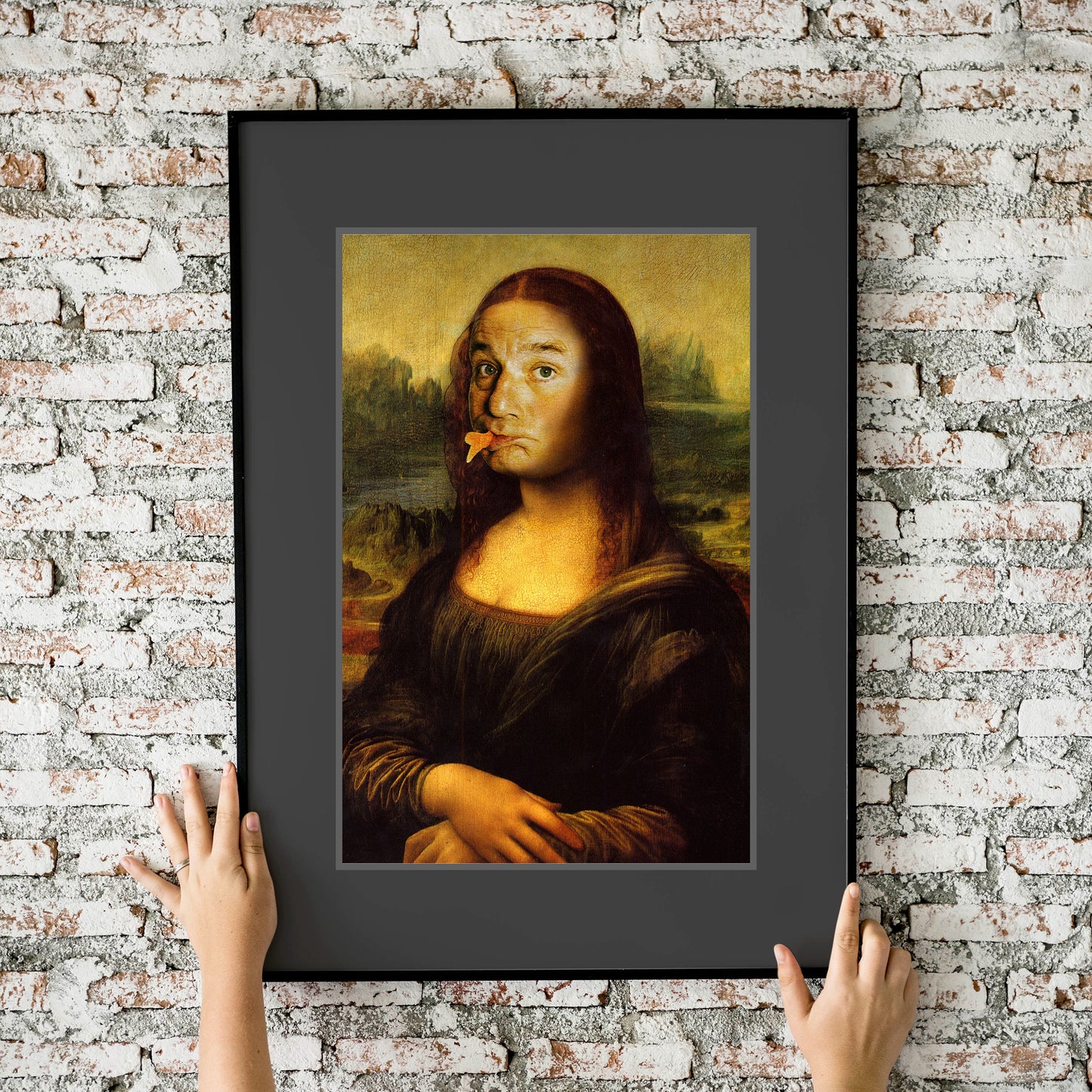 Bill Murray Mona Lisa Swedish Fish 11x17 Art Print