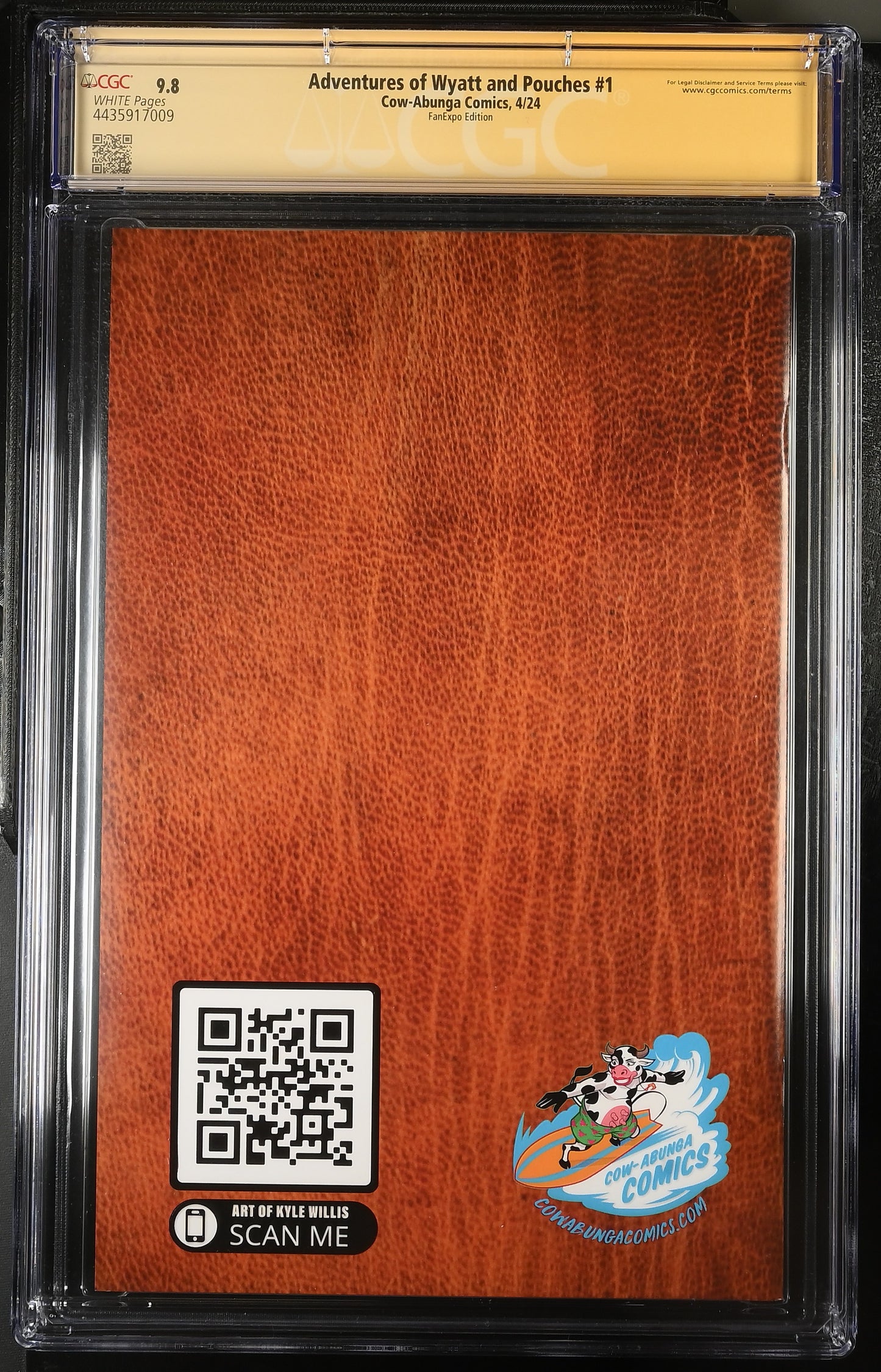 Adventures of Wyatt and Pouches #1 — THE LAST POUCH FANEXPO EXCLUSIVE CGC 9.8 Signature Series
