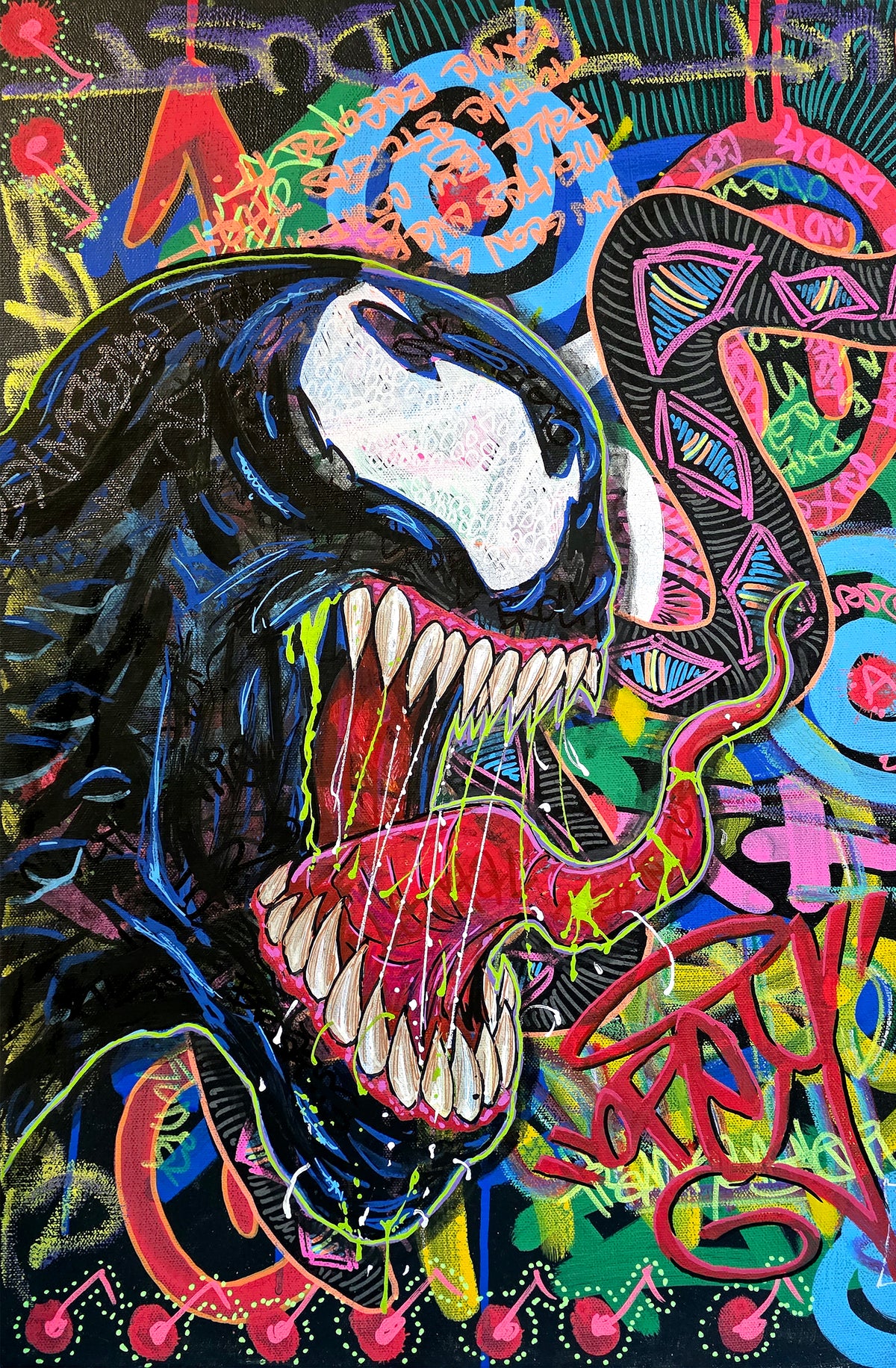 Dork Graffiti - 'Slobberin' Time!' Card Stock Pre-Order
