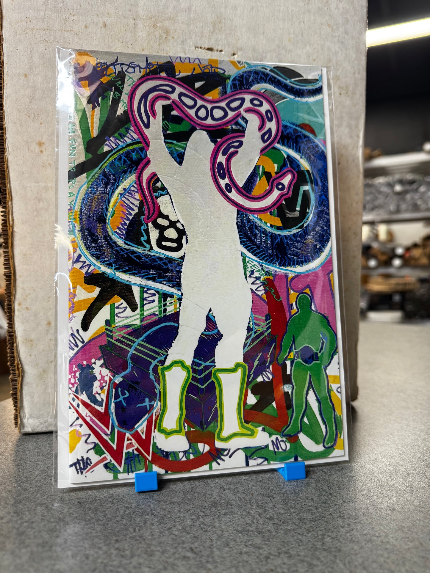 Monday Night Draw - Kyle Willis Exclusive Jake The Snake Negative Embossed Spot Foil LTD 25