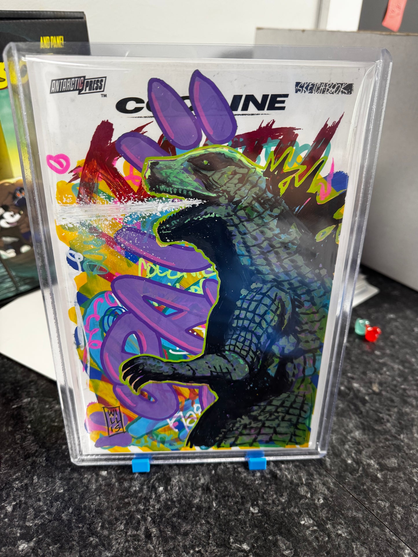 Cocaine Kaiju #1 | Kyle Willis Original Sketch Cover
