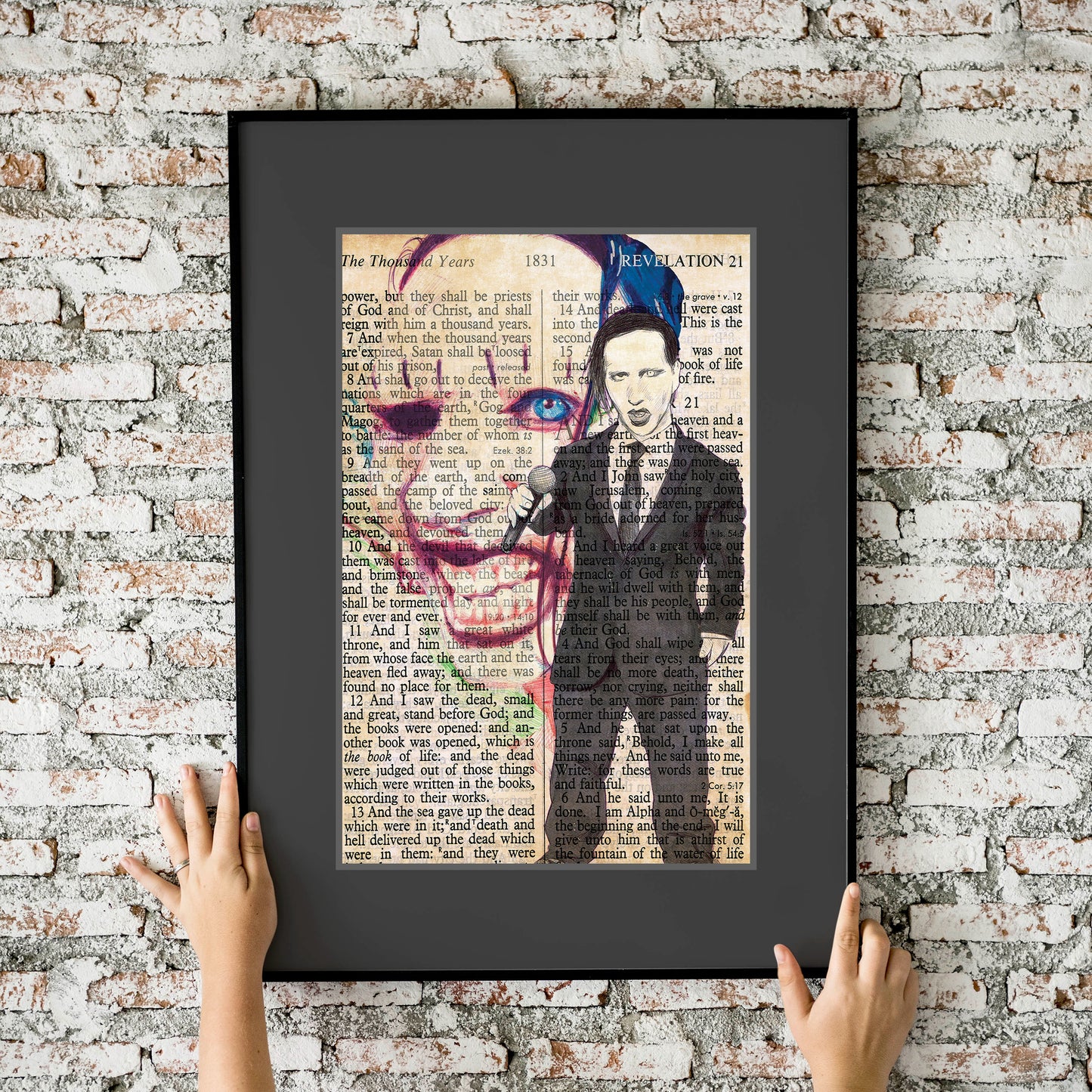 Marilyn Manson Shorty 11x17 Art Print
