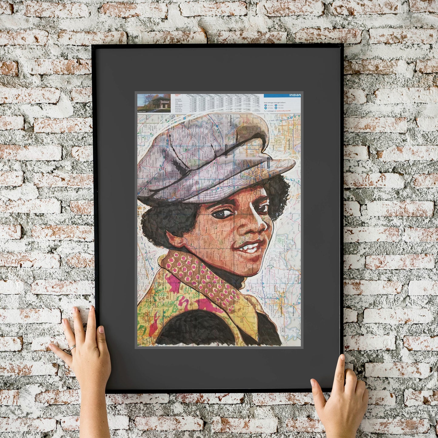 Michael Jackson Atlas 11x17 Art Print