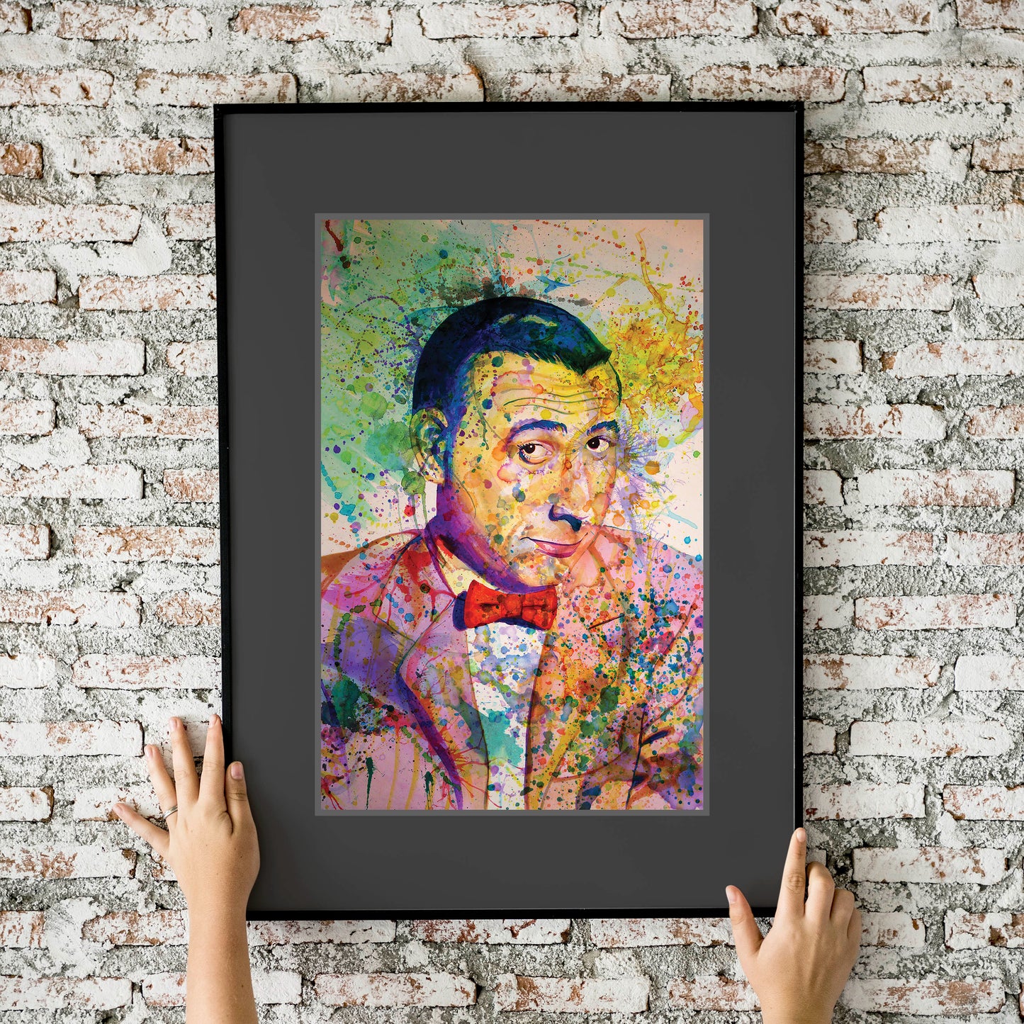 Pee-wee Herman Watercolor 11x17 Art Print
