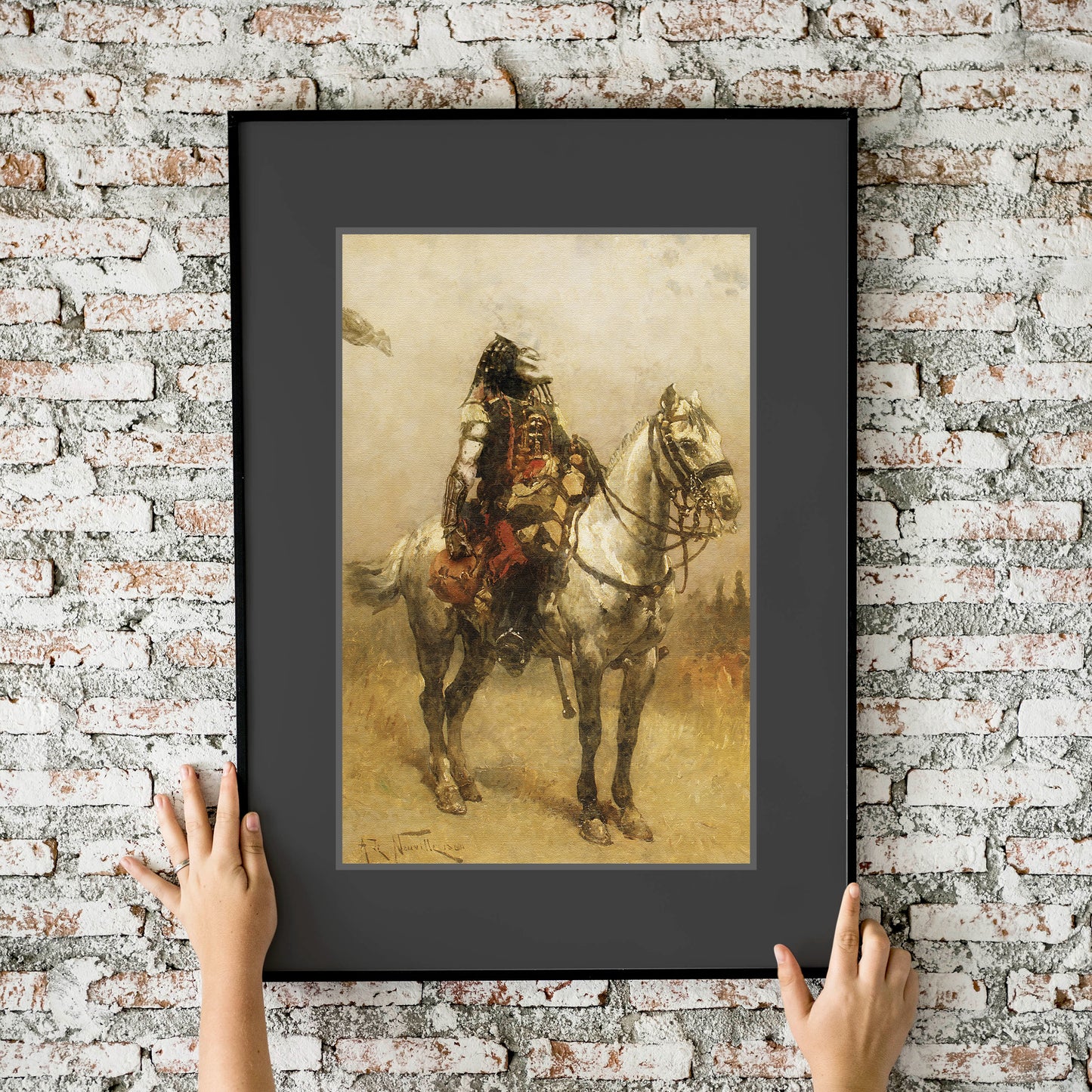 Predator Horseback 11x17 Art Print