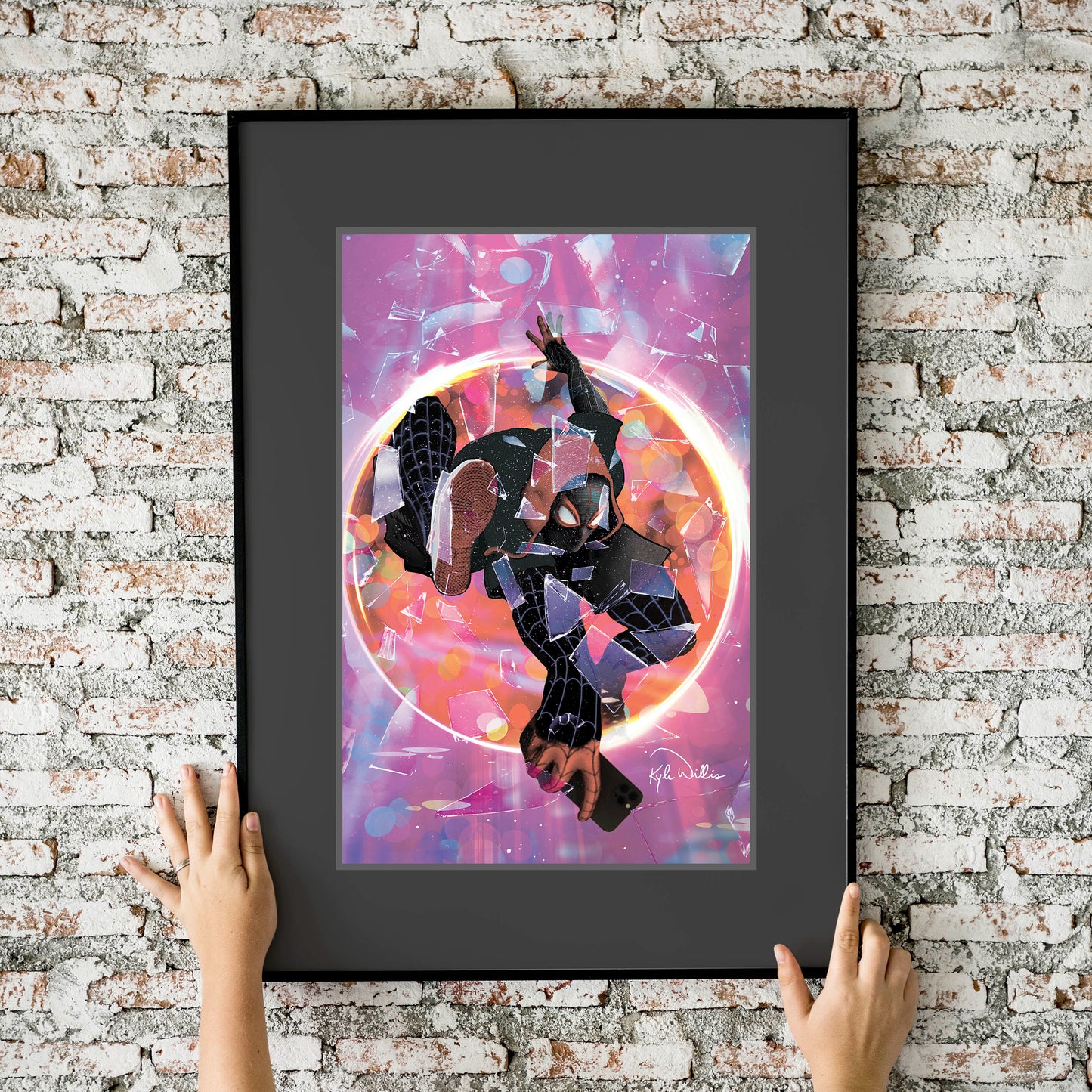 Spider-Man Miles Morales Shattered 11x17 Art Print