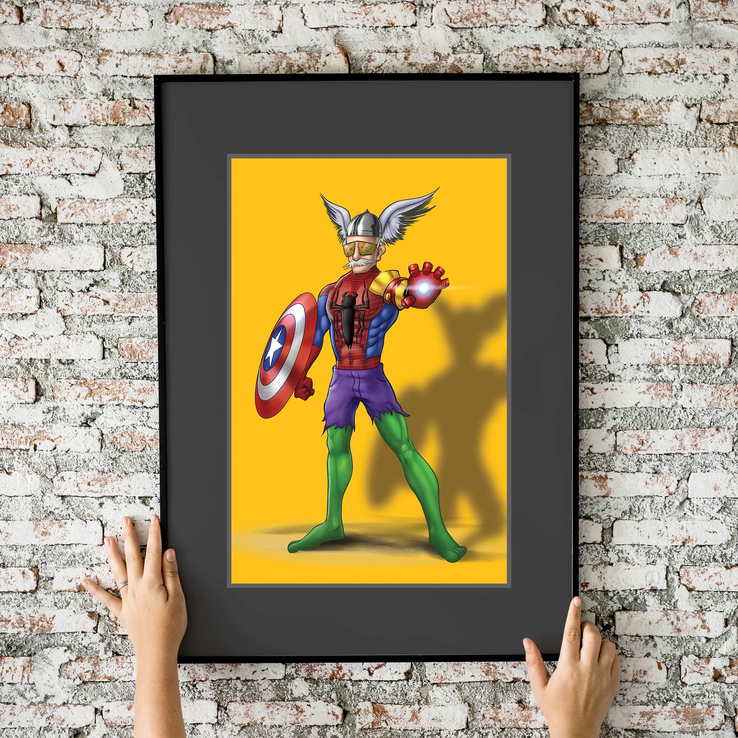 Stan Lee Mash Up 11x17 Art Print