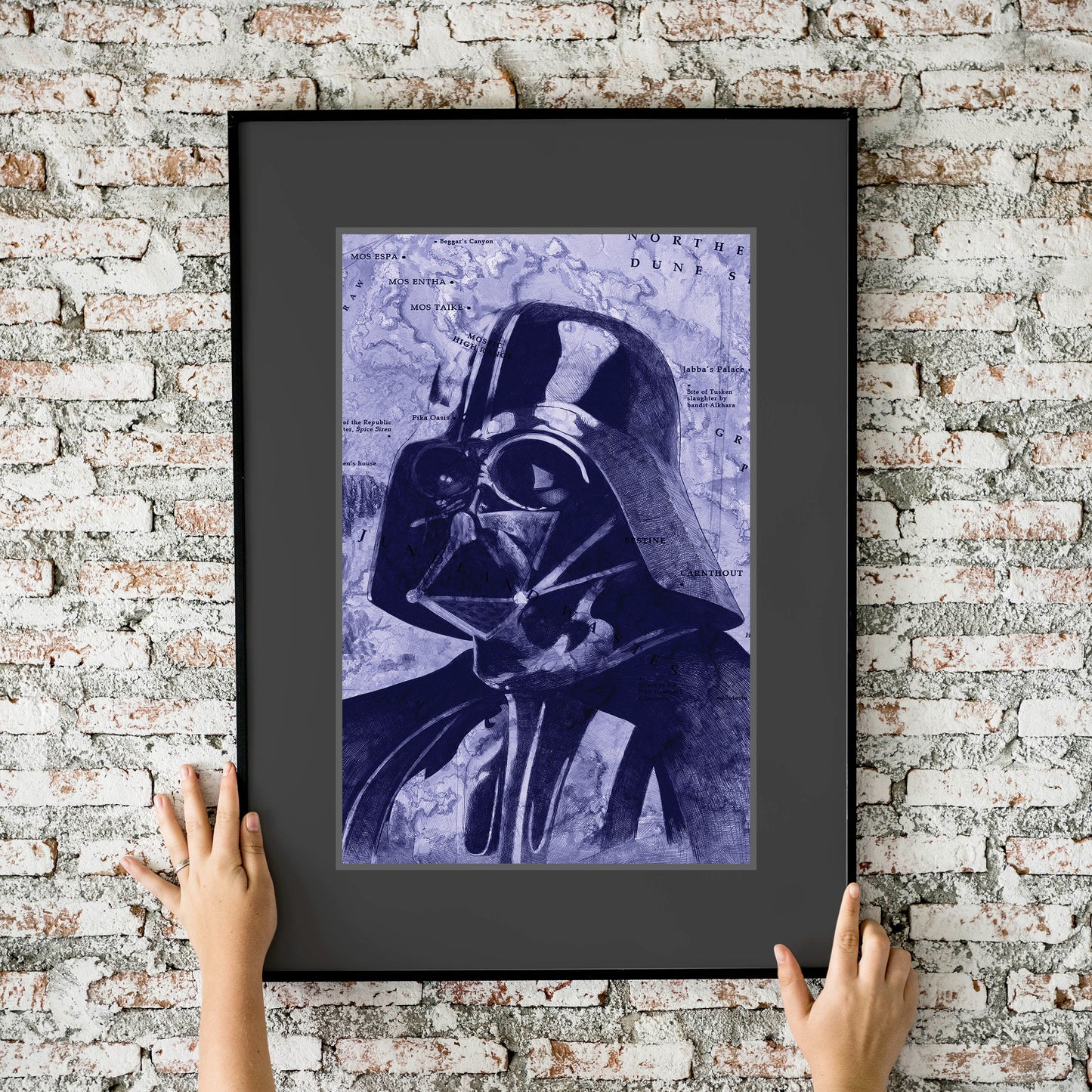 Star Wars Darth Vader Ballpoint Pen Atlas 11x17 Art Print
