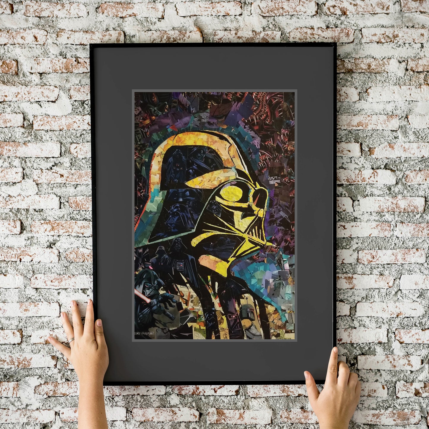 Star Wars Darth Vader Mosaic 11x17 Art Print