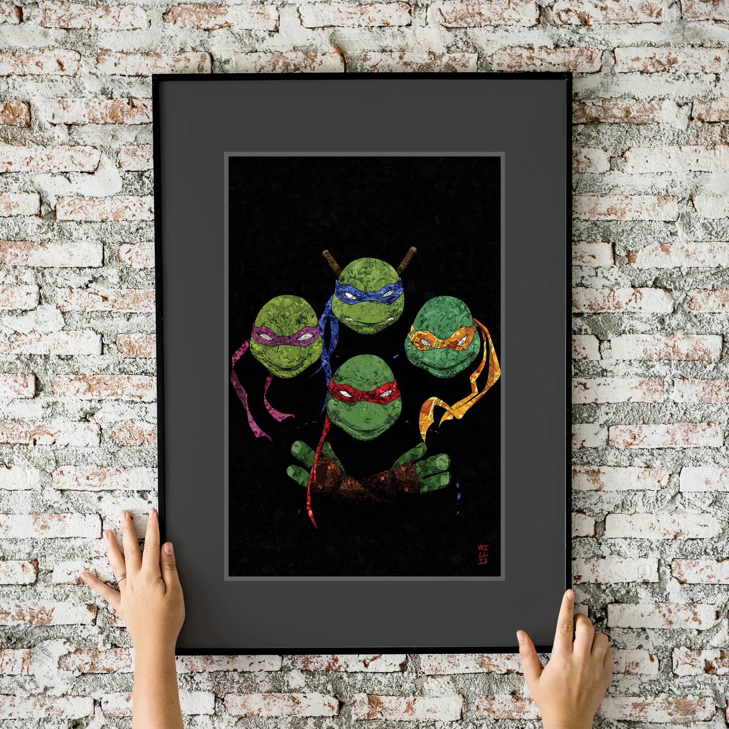 Teenage Mutant Ninja Turtles #1 Mosaic 11x17 Art Print