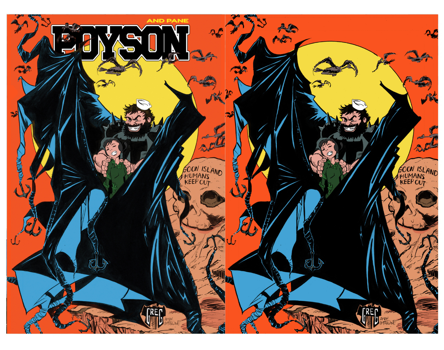 Poyson and Pane #1 - Greg Kirkpatrick Cover C