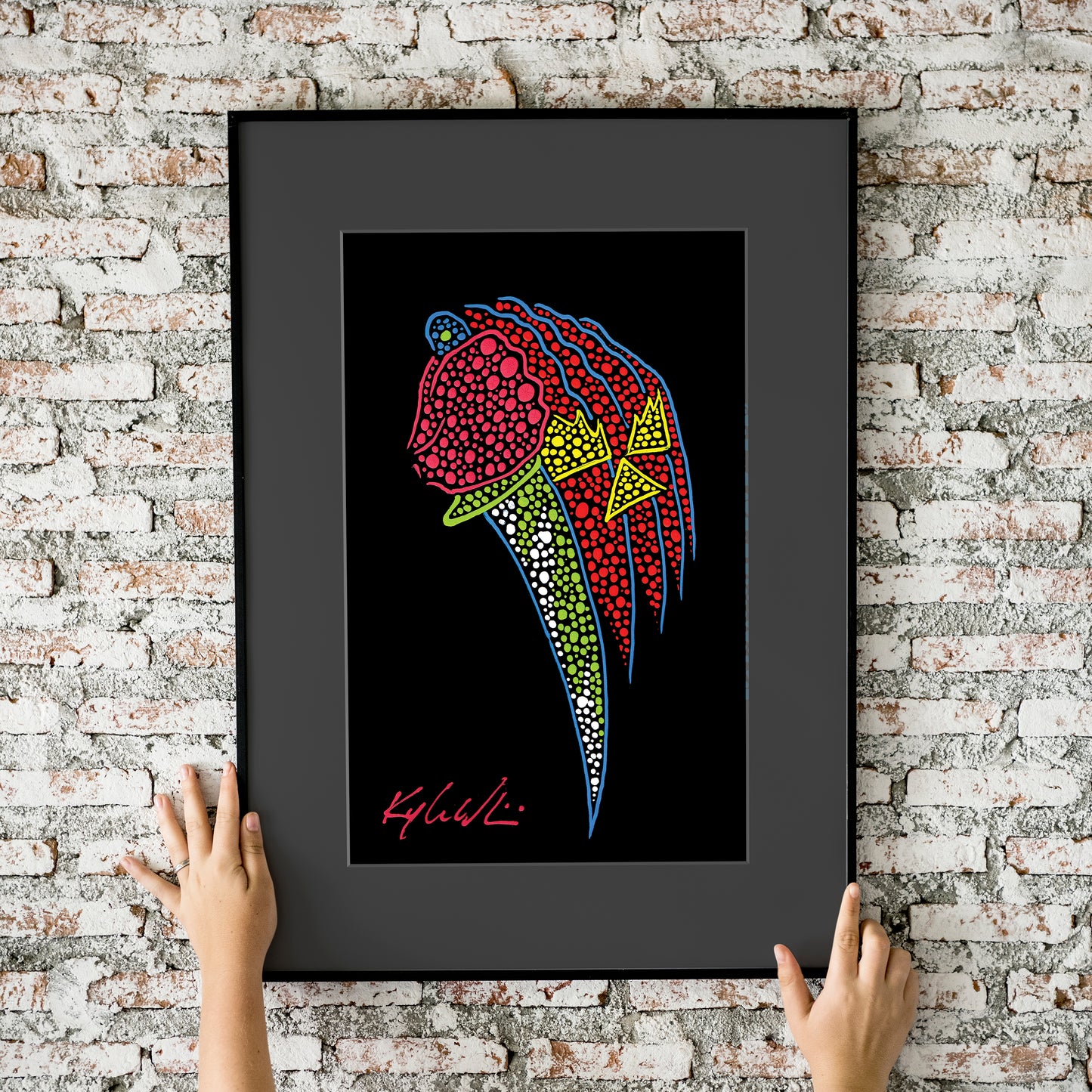 Halloween Acid Drip 11x17 Art Print