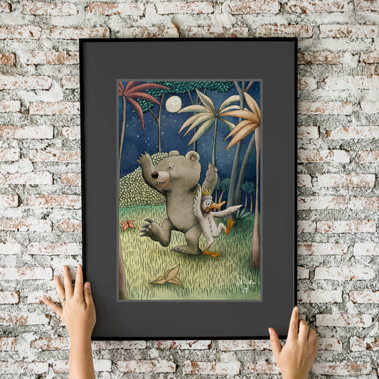 Beneath the Trees - Where the Wild Things Are 11x17 Fine Art Print