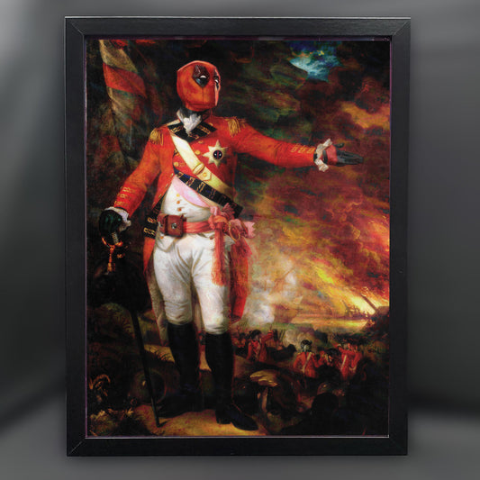 General Deadpool 12"x16" Framed Fine Art Print