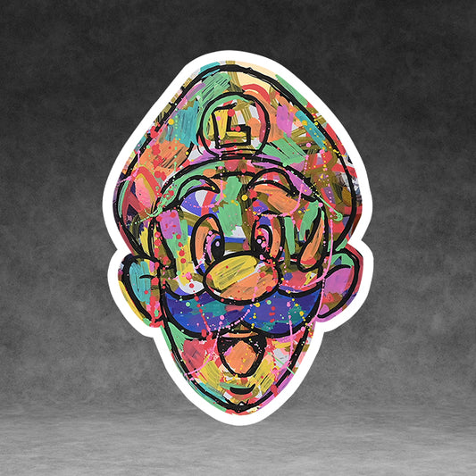 Mario Dork Graffiti 3" Vinyl Sticker