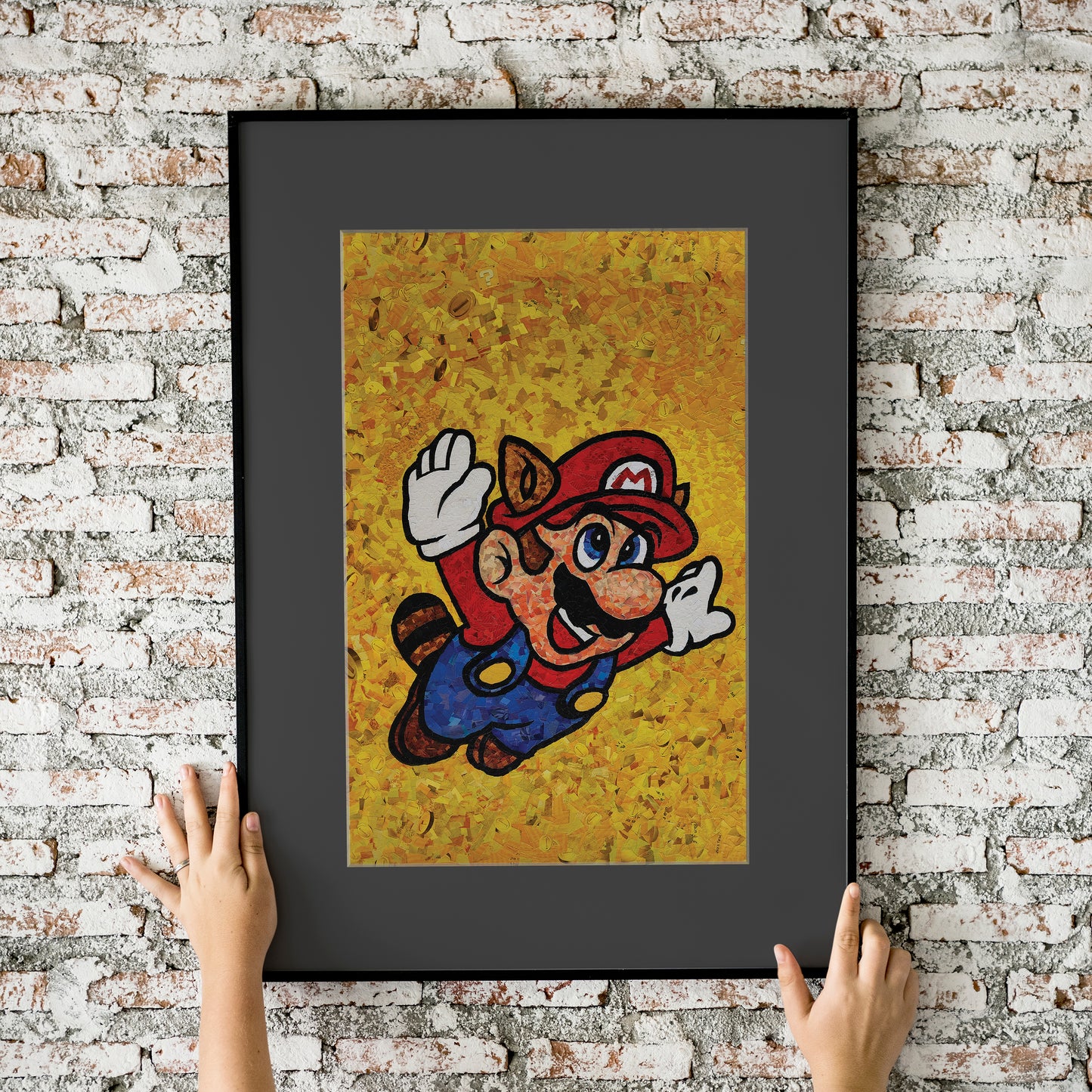 Super Mario Mosaic 11x17 Art Print