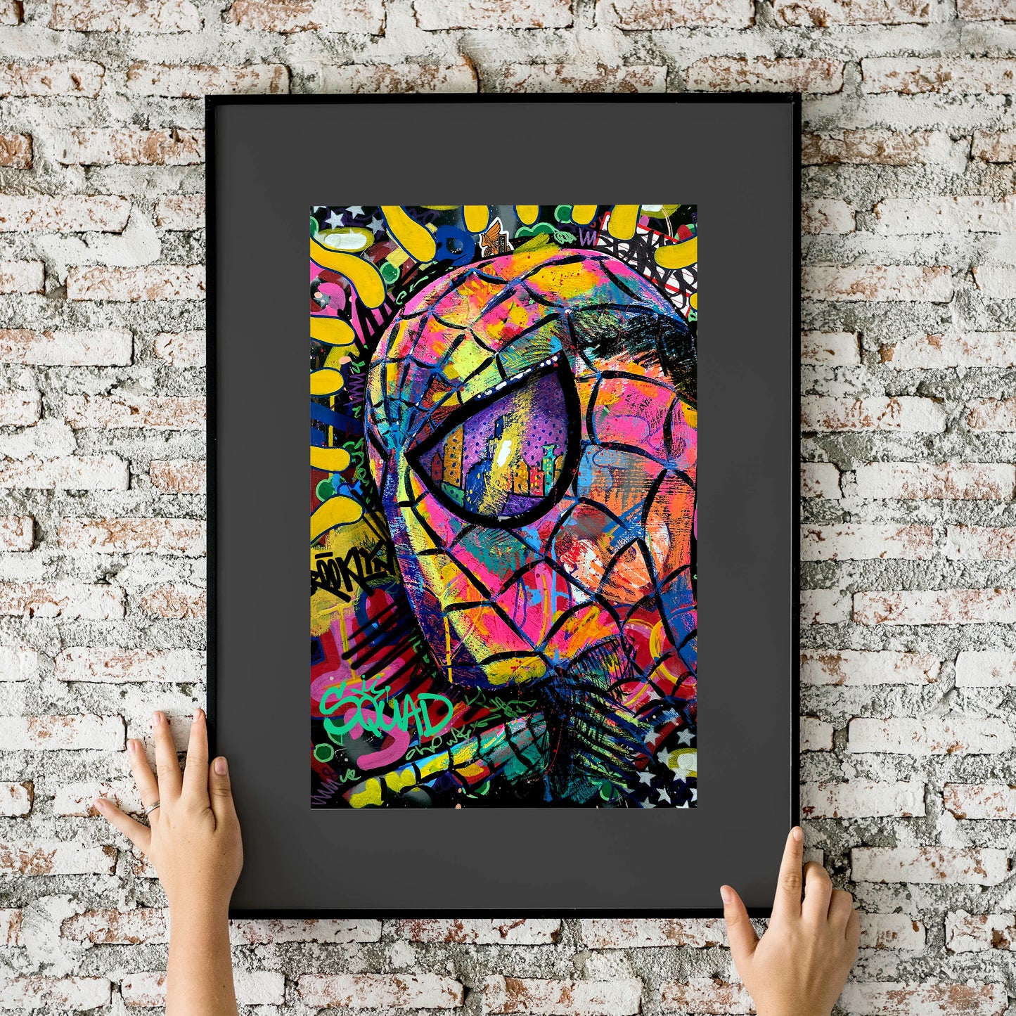 Spider-Man Dork Graffiti 11x17 Art Print