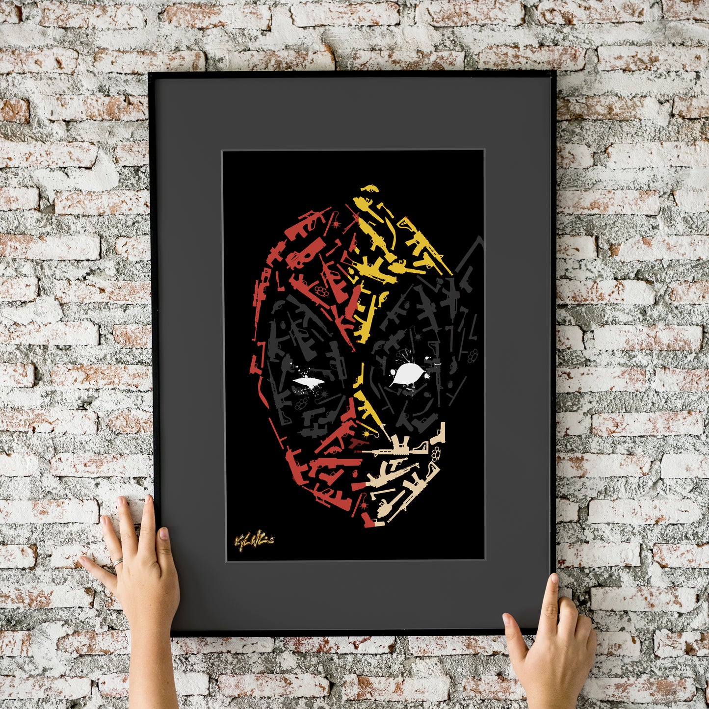 Deadpool Wolverine Tactical Weaponry 11x17 Art Print