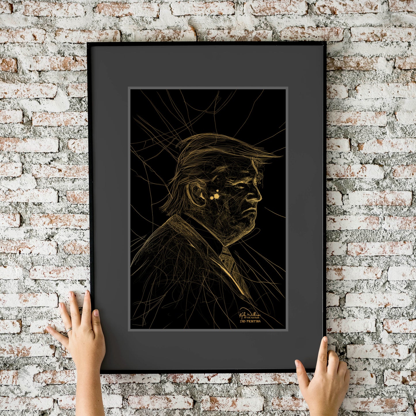 Trump Amazing Spider-Man 55 Parody (Gold/Black) 11x17 Fine Art Print