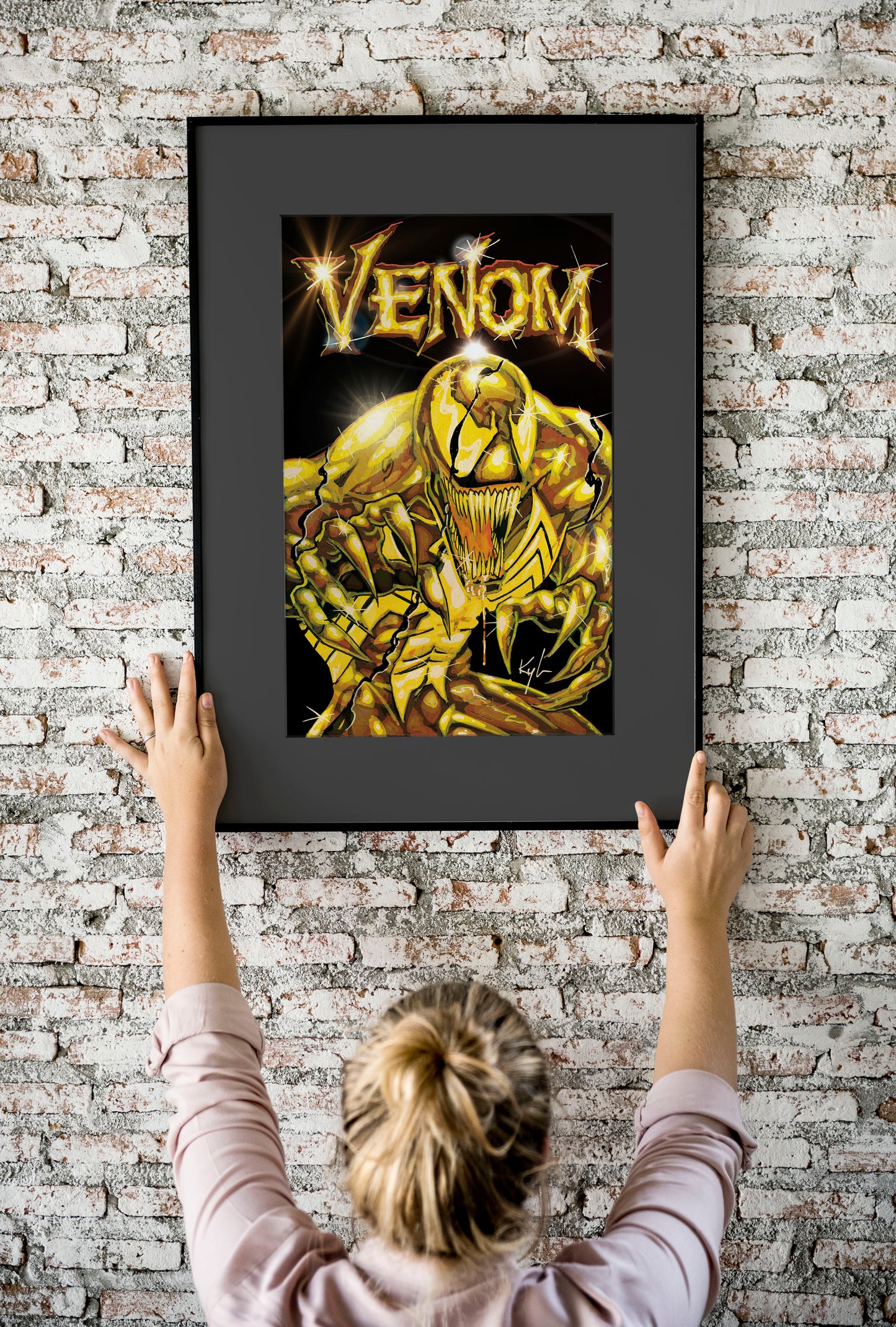 Venom: Lethal Protector Gilded 11x17 Fine Art Print