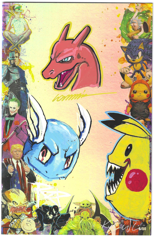 Pokémon | Pikachu, Charizard, Squirtle | Kyle Willis Sketch Cover With Görkem Demir and RZP