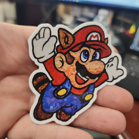 Super Mario Mosaic Sticker