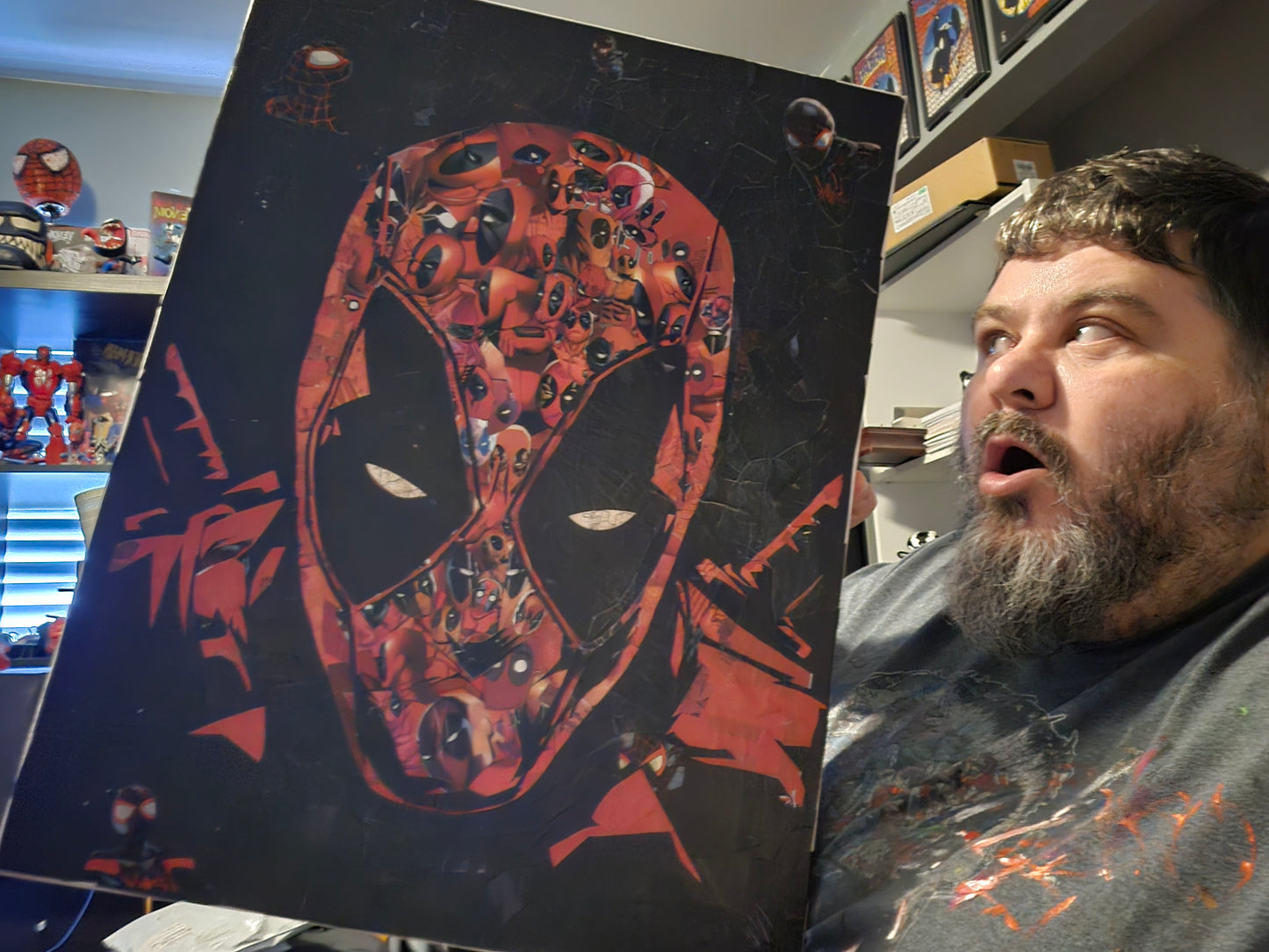 Deadpool Mosaic 18"x24" Original Art