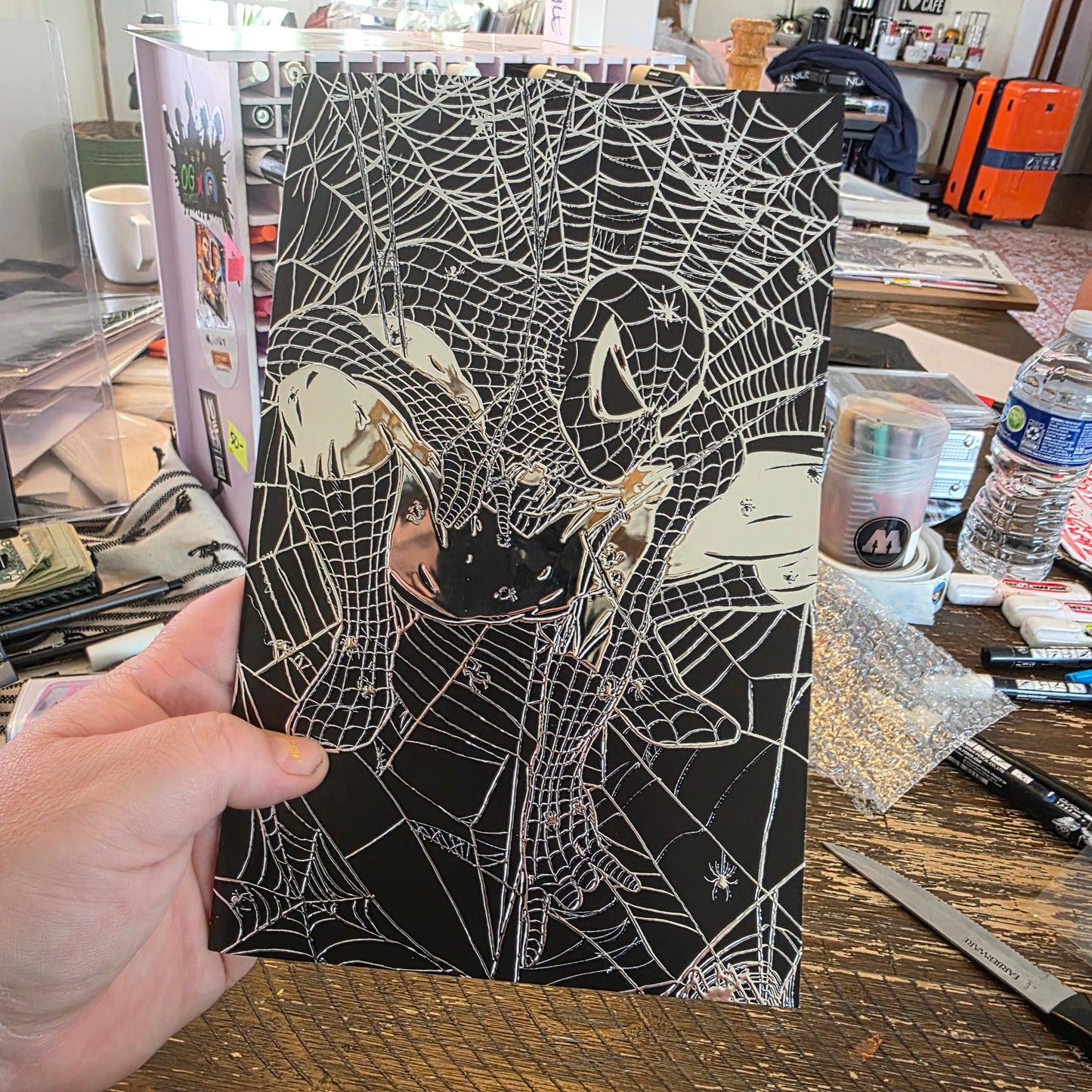 BEFORE AND AFTER - CROUCH POTATO SPOT FOIL LTD 25