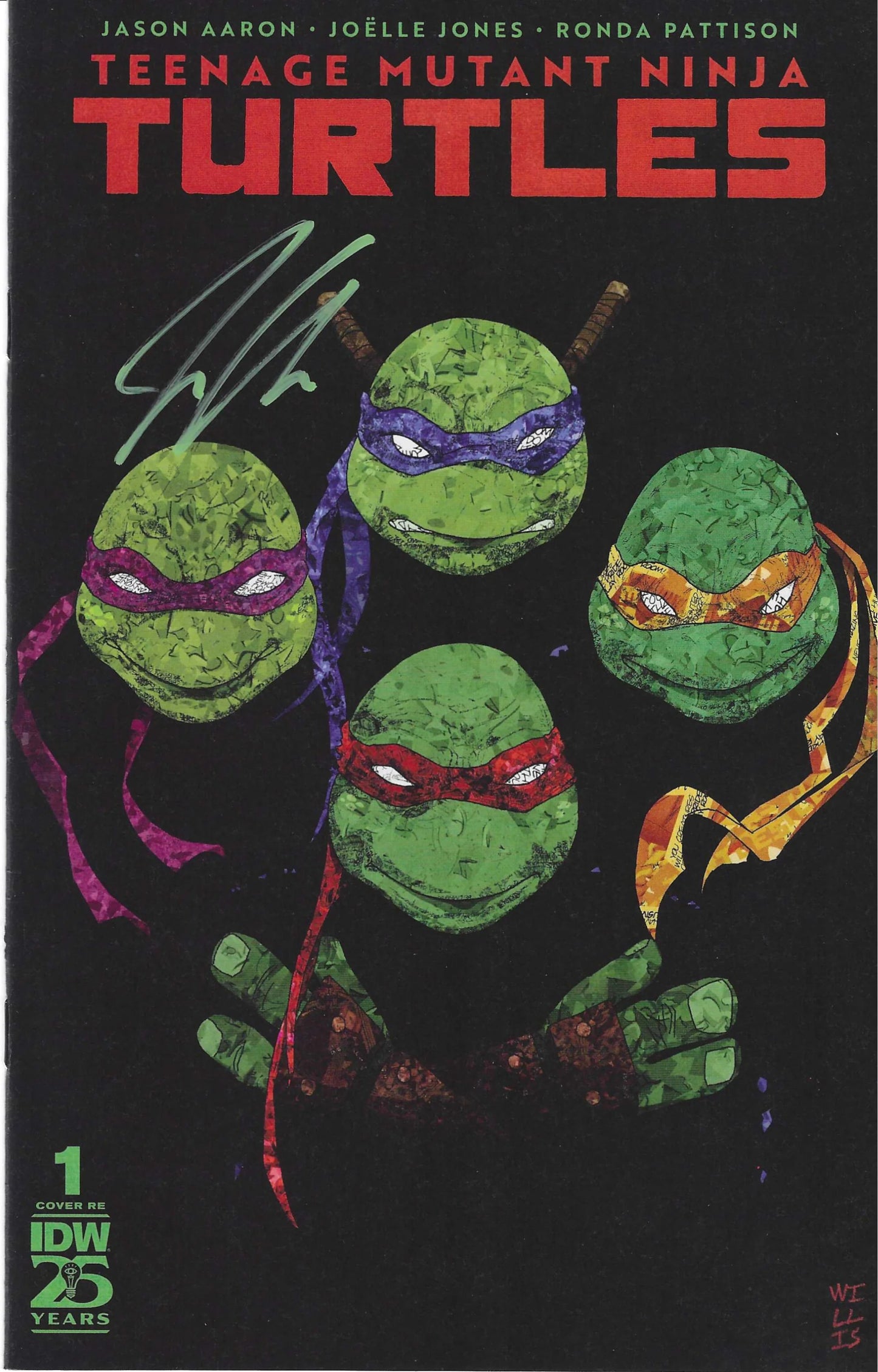Teenage Mutant Ninja Turtles #1 | Kyle Willis Exclusive Signed Cover