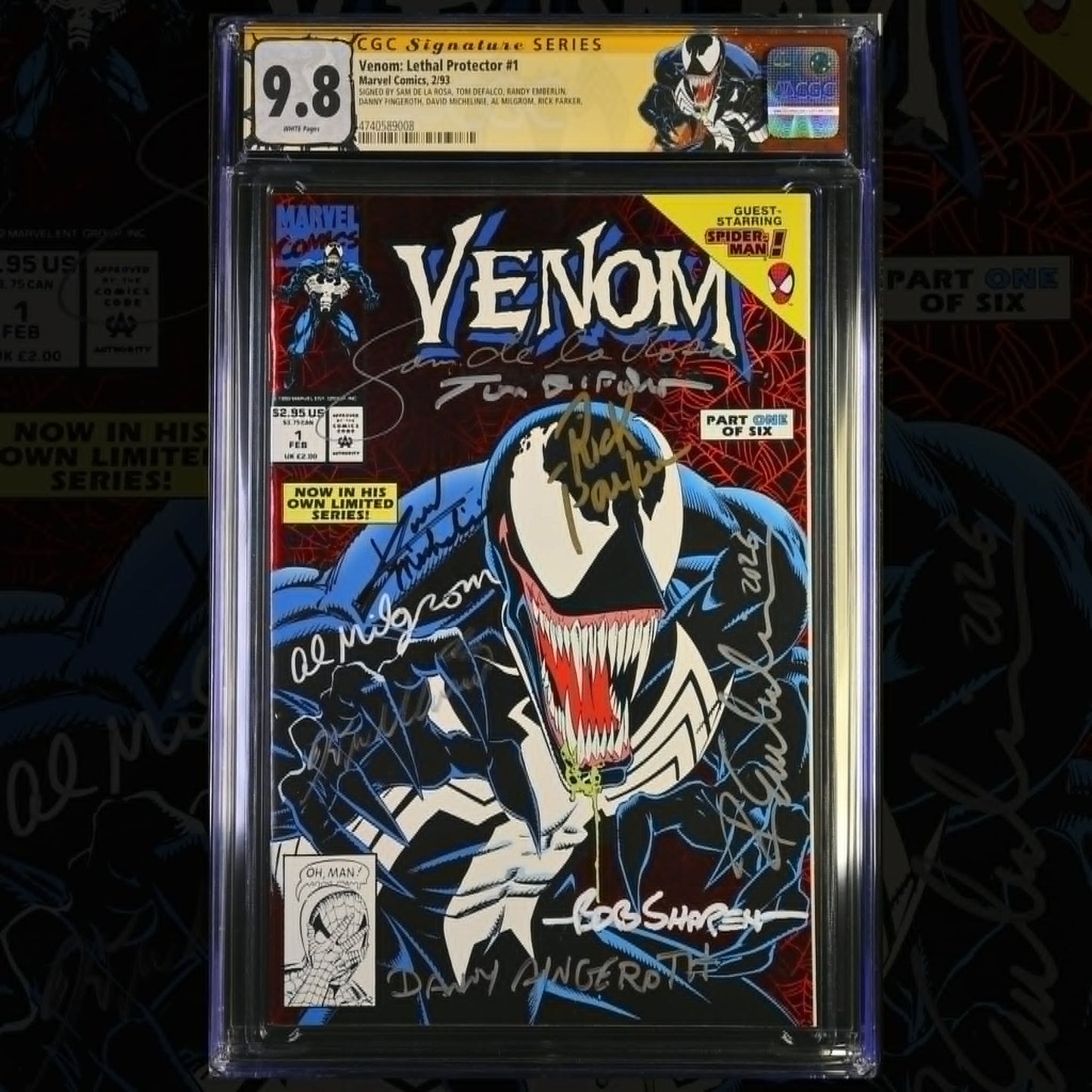 Venom Lethal Protector #1 NINE (9) X Signed! CGC 9.8