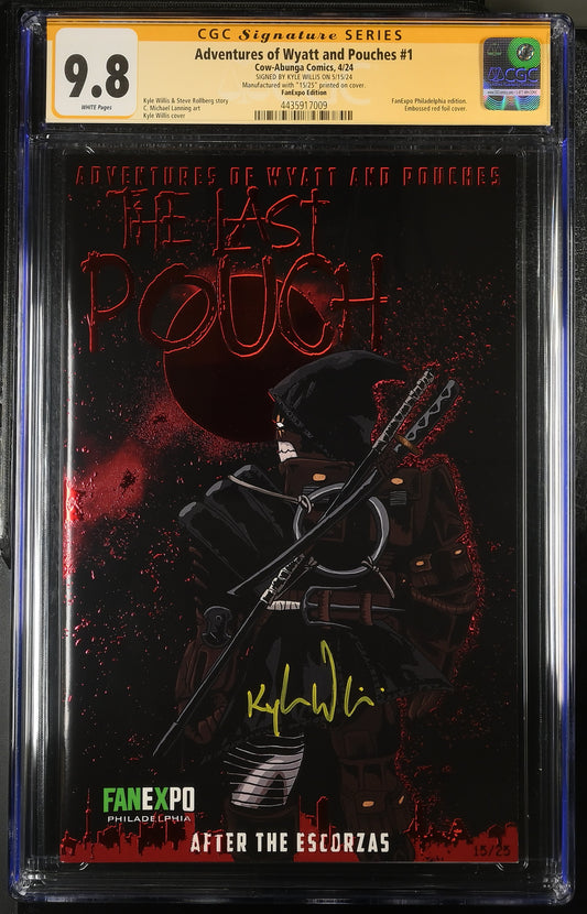 Adventures of Wyatt and Pouches #1 — THE LAST POUCH FANEXPO EXCLUSIVE CGC 9.8 Signature Series