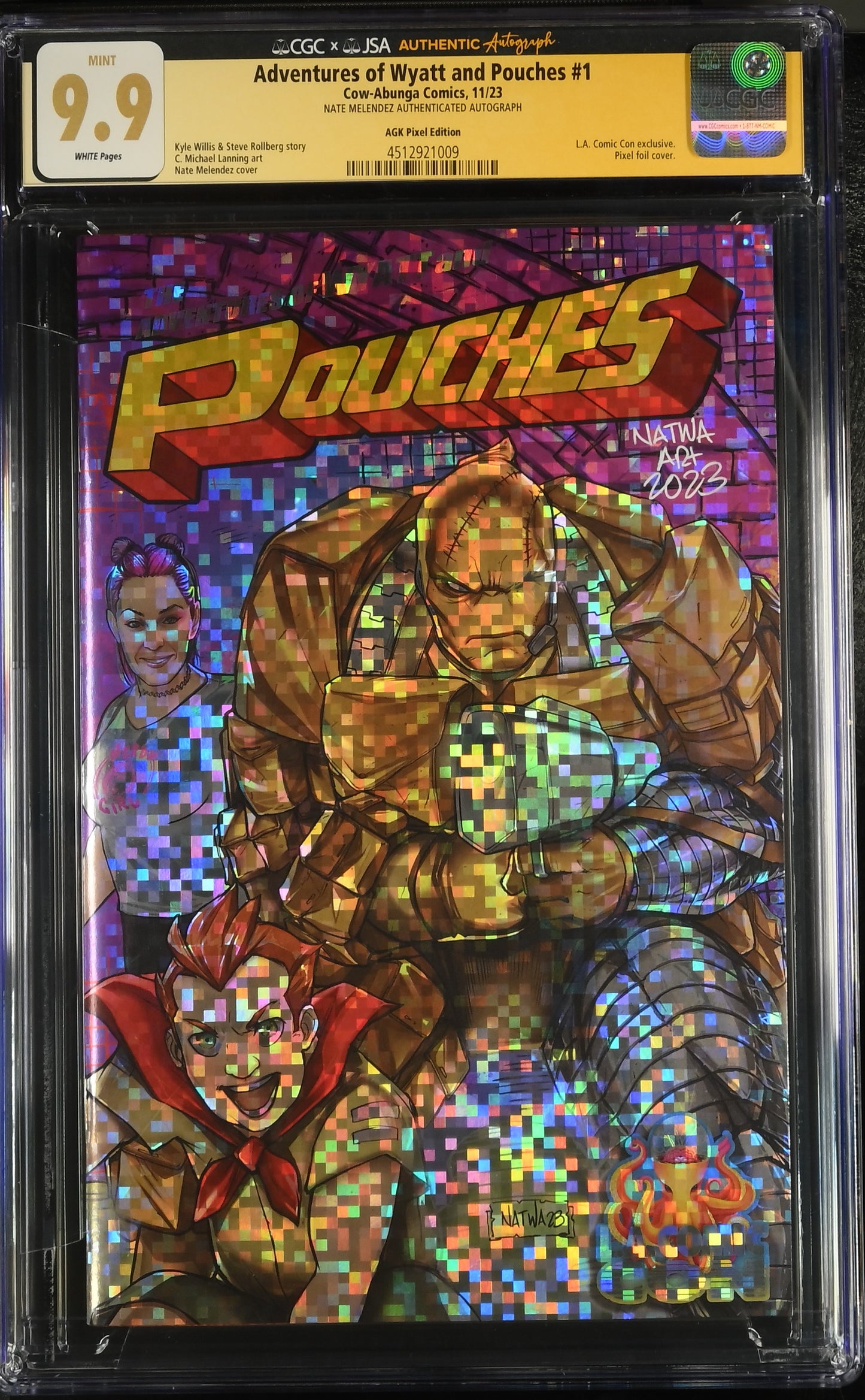 Adventures of Wyatt and Pouches #1 NATWA Cover CGC 9.9