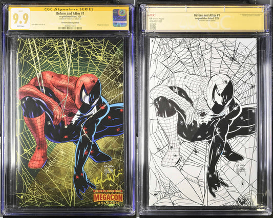 BEFORE AND AFTER - TORMENTED SUBCITY EDITION CARDSTOCK CGC 9.9