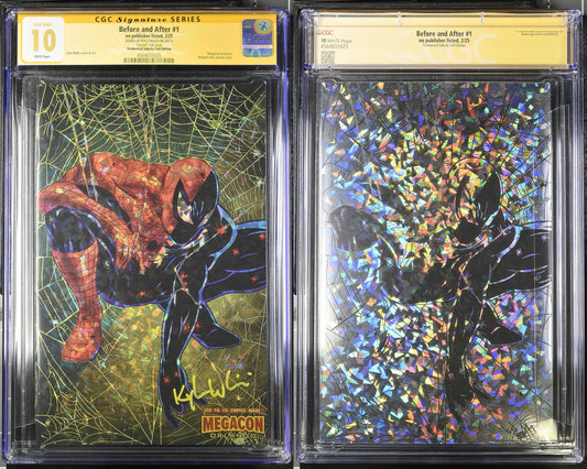 BEFORE AND AFTER - TORMENTED SUBCITY EDITION CRYSTAL FLECK CGC 10