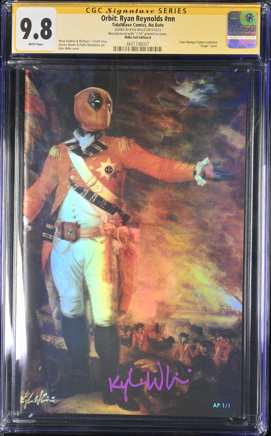 Fame: Ryan Reynolds - Willis Foil Edition B (Virgin) CGC 9.8 AP 1/1 — Signature Series