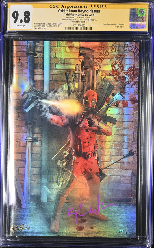 Fame Ryan Reynolds - Willis Foil Edition C (Virgin) CGC 9.8 — Signature Series — AP 1/1