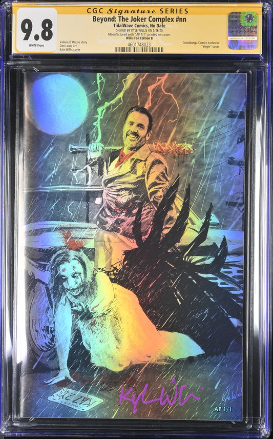 Beyond: The Joker Complex Kyle Willis AP 1/1 Foil Cover CGC 9.8