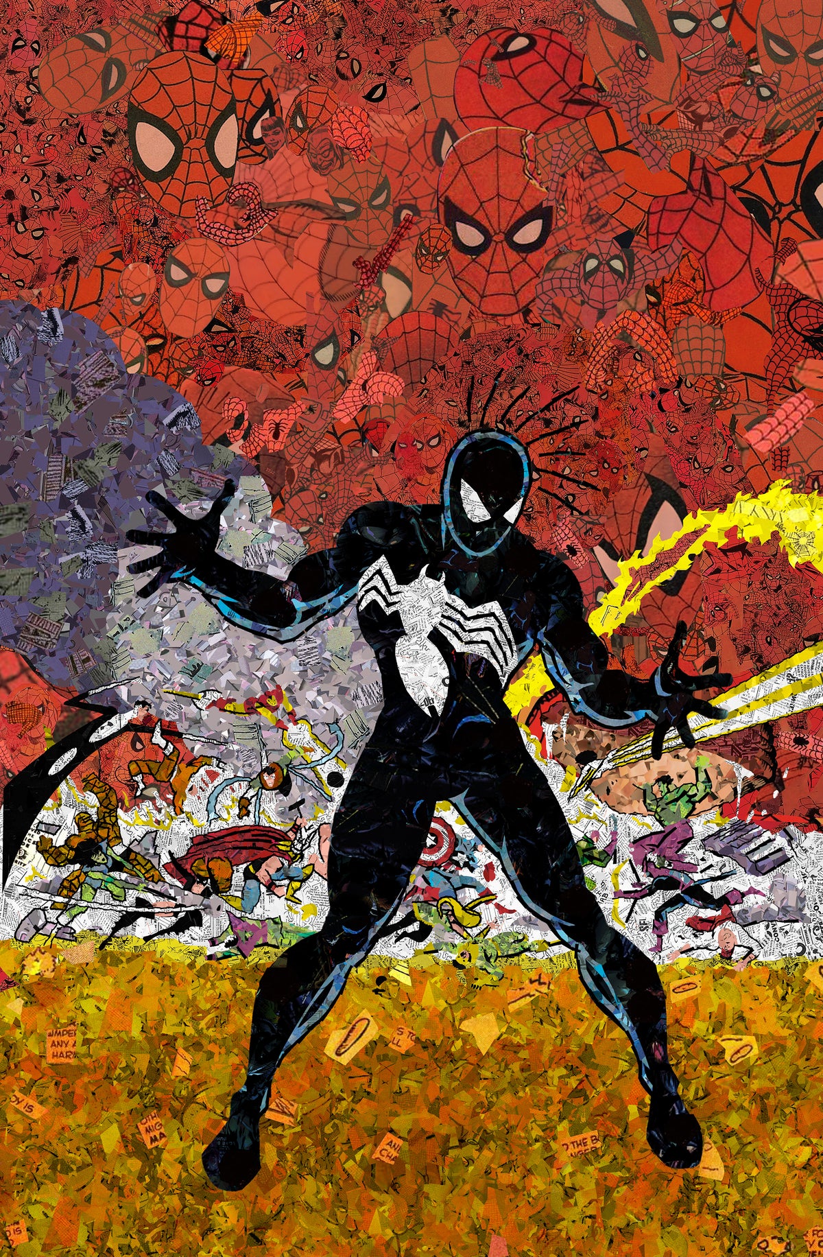 Mosaic Scrapbook: Secret's Out! #1 - Kyle Willis STOW 4 LTD Spider-man