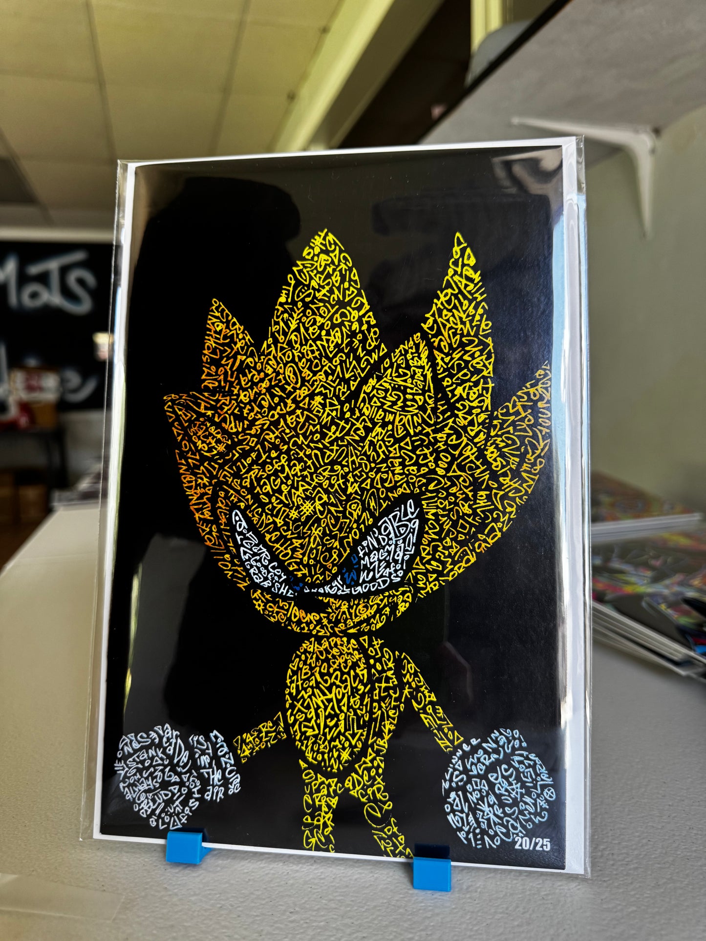 Sonic Gold Card Stock Random Acts of Dopeness LTD 25
