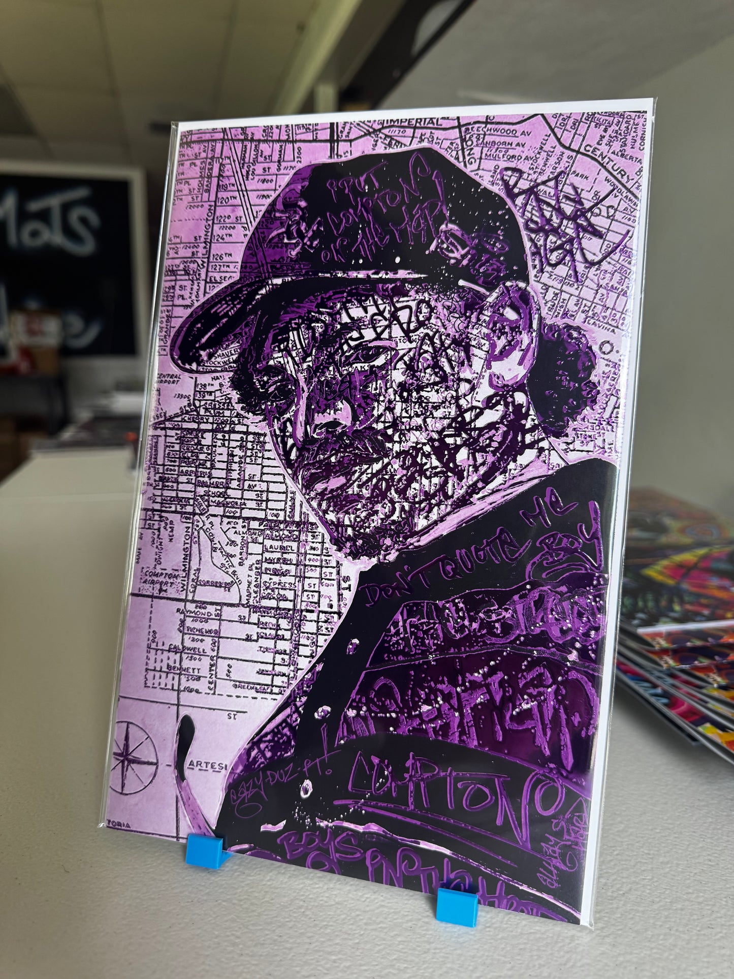 Subject: Location - Eazy-E Edition Purple Embossed Spot Foil LTD 25