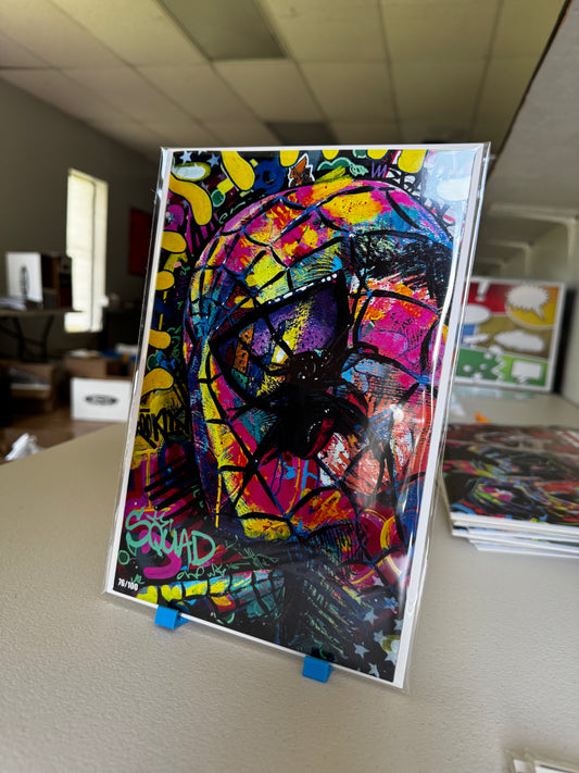 Dork Graffiti - Webbed Reflection Spider Edition card stock 2ND PTG