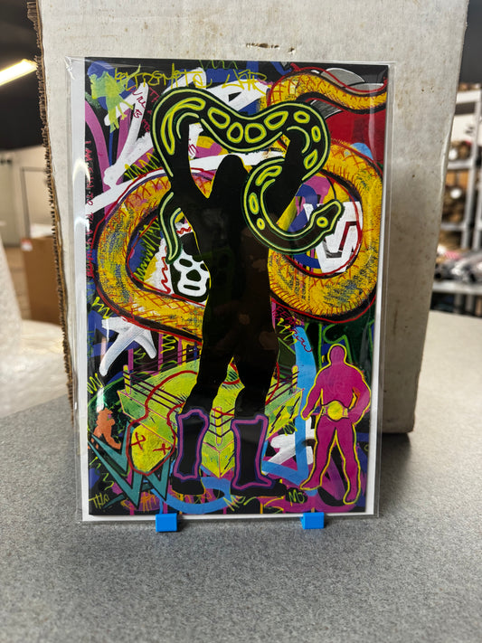 Monday Night Draw - Kyle Willis Exclusive Jake The Snake Embossed Spot Foil LTD 25