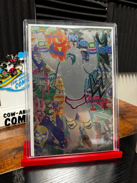 Monday Night Draw - Kyle Willis Exclusive ULTIMATE WARRIOR Textured Metal LTD 5