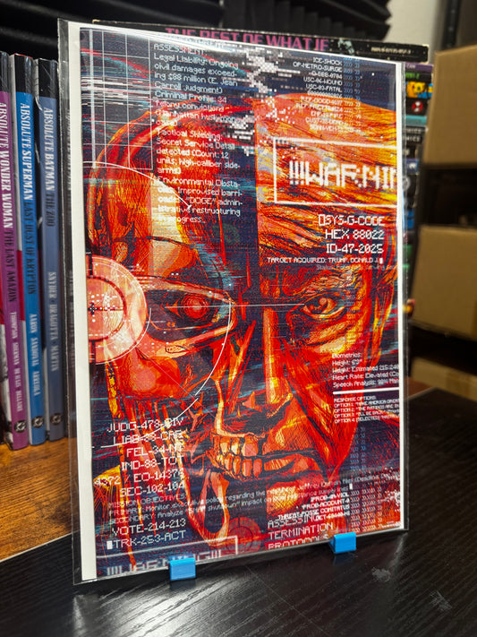 Covid: A Global Pandemic Saga Unfolds #1 - Kyle Willis Trump Terminator (Copy)