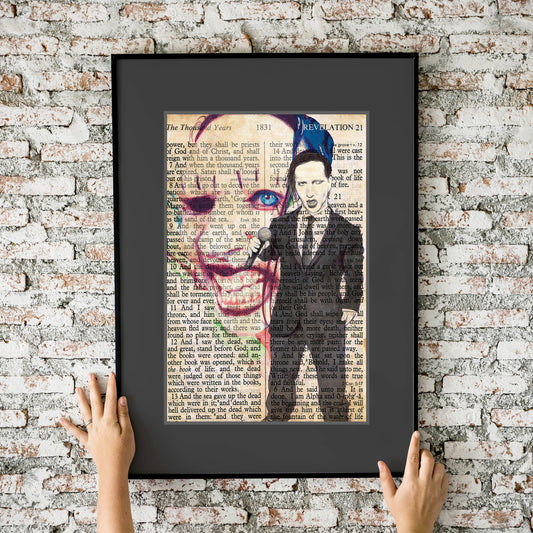 Marilyn Manson Shorty 11x17 Art Print