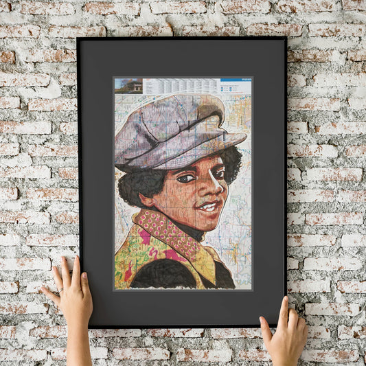 Michael Jackson Atlas 11x17 Art Print