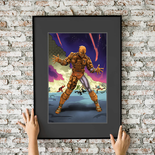 Pouches Secret Wars 8 Homage by Marat Mychaels 11x17 Art Print