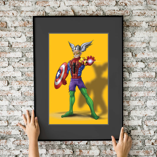 Stan Lee Mash Up 11x17 Art Print